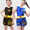 Dragon Embroidery Sanda Clothes Sets Shorts+Jersey