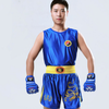 Dragon Embroidery Sanda Clothes Sets Shorts+Jersey